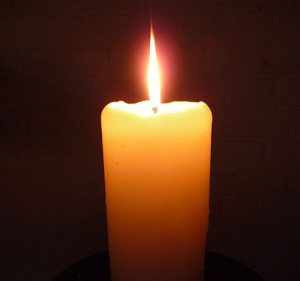A Lit Candle in the Night
